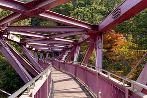 山中温泉のあやとり橋